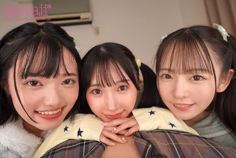 【VR】顔面特化×ベロキス×ハーレム痴女っ娘（こ） 顔面優勝すぎる姪っ子3姉妹の幼つるまんにありったけの精子ドピュッドピュッドピュッ 西元めいさ 八坂凪 由良かな 画像5