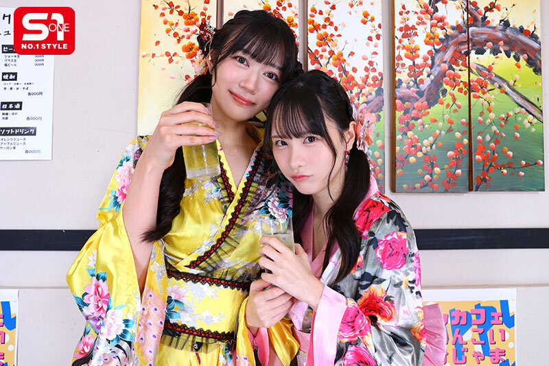 【VR】出張先の方言コンカフェで東北美人と意気投合 田舎の冬はセックスしかヤルことなくて きめ細かい美肌でぬくぬく超密着サンドイッチ逆3P 明日葉みつは 村上悠華 画像3